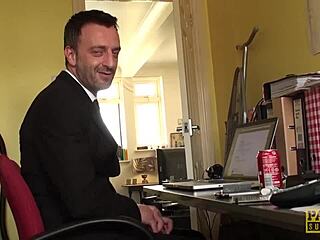 Kimmie Foxx gets anal fucked hardcore while bound. 😈