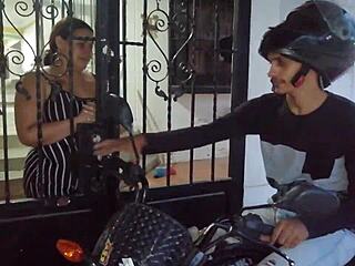 Slamming Hard into My Latina Codeudora's Big Pussy with Deepthroat Action