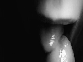 i suck his cock and make him cum on my small tits, it was awsome