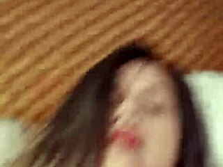 Chilean Girl Feels Intense Pleasure During Handjob Session