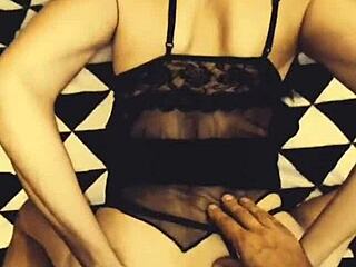 Milf in stockings with captivating charm.