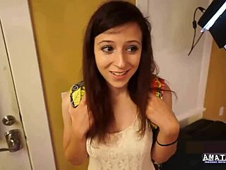 I watched petite Katie Walls suck and get her twat drilled