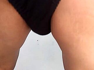 The police officer in the USA uses black panties in this Portuguese story part 2