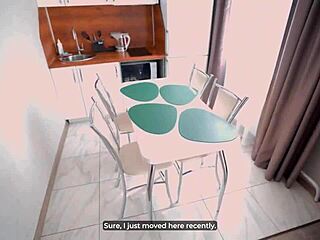 Meeting cute redhead girl next door turned into wild deepthroat action