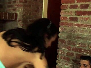 Big-Titted Czech Brunette FILLS ASS with Hard Cock, Then Laps Up a Sticky Facial.