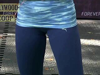 jacqueline fernandez shows off her hot workout routine.