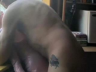 Homemade sex doll fucked on stairs and window floor