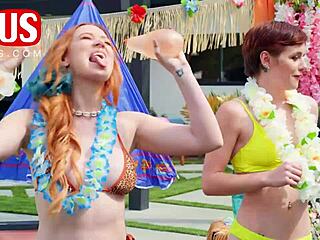 Summertime Orgy Heats Up With Madison Morgan and Rosalyn Sphinx