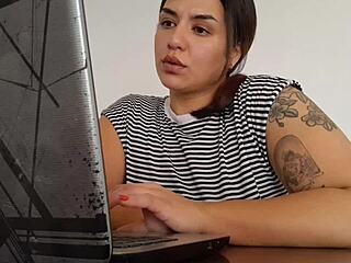 Carla Releases Gas While Working in Unique Fetish Fantasy Scene