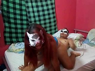 After sucking his balls and getting fucked, he cums on my tits.