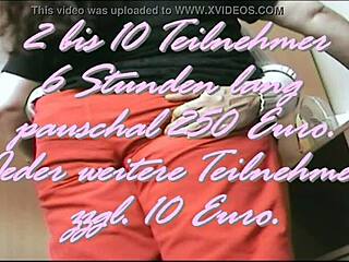 miete mich for a wild german gangbang facial session