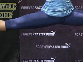 jacqueline fernandez shows off her hot workout routine.