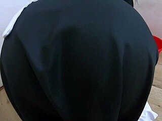 nymphomaniac maid masters sucking and banging cock