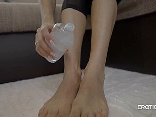 Come And Jerk Off On My Hot Feet With Spitting And Domination