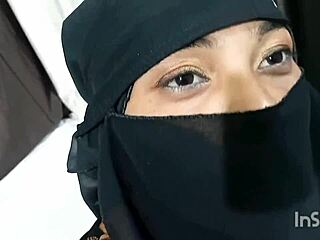 Muslim girl with boyfriend desi fucking