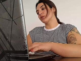 Carla Releases Gas While Working in Unique Fetish Fantasy Scene