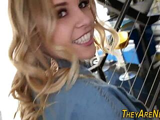 Blonde Teen 18+ Amateur Sucks and Fucks, Oh Wow!