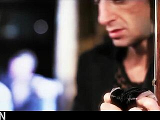 Sensual FMM Threesome with Elegant Brunette MILF