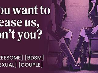 In this USA threesome, the femdom disciplines her submissive boyfriend, demanding orgasm for cum release.