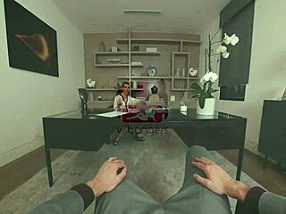 Vr Bangers Hot Blonde In Sexy Lingerie Fucks And Cums At A Job Interview Pt 1!