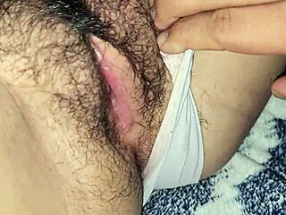 Close-Up Of Cute Sister-In-Law Maria's Juicy Panties And Moaning Pussy