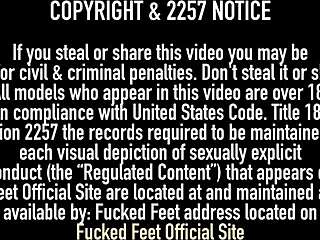 Older Mature Woman with Long Hair and Sexy Feet Gets Attention from Philly John