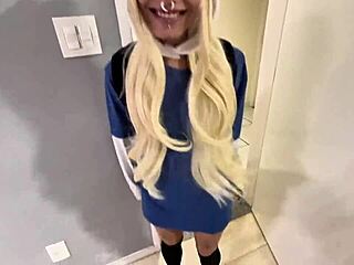 cosplay zone with finn from adventure time and trice in free interracial version with tattooed babe small waist