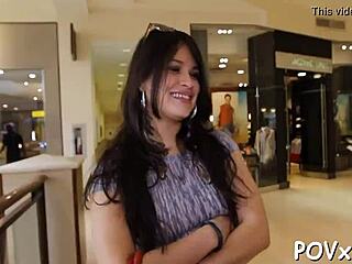 young petite 18+ star shines in wild pov action tube