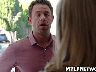 Amber seduces husband's loyal right-hand man in cowgirl creampie