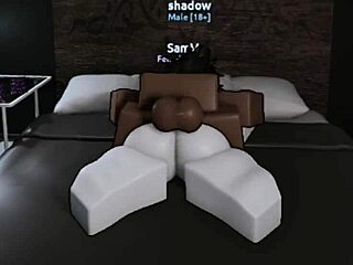 Horny Roommate Craves Action, So We Fucked Hard in Roblox Style