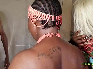 princess catches the chief priest fucking her mum by the pool