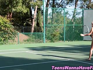 Teen lesbians diving into each other's cunts at the party! 😘