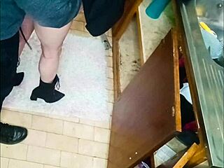 my neighbor's wet pussy drips while i fix her sink