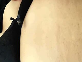 Amateur milf dives into orgasmic belly fetish play with passion