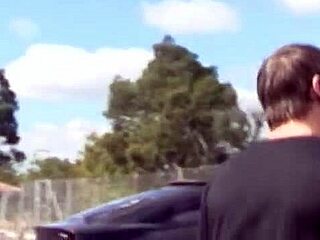 kylie reese, sexy shaved bitch with big tits, gets asshole licked in doggystyle