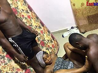 Black BBW MILF Gets Monster Cock Doggystyle Fucking