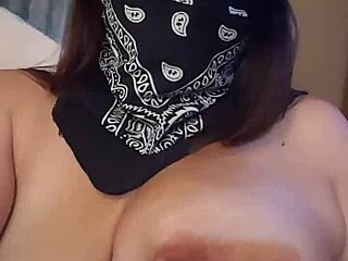 Mature Latina Wife's Big Ass and Nipples in Anal Sex