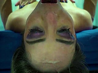 Messy throatfuck with mary redqueen feels so sloppy