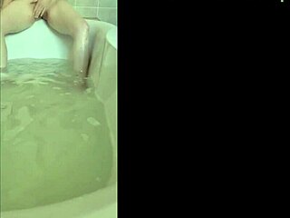 Solo Bath Session Turns Into a Steamy Horny Orgasm Moment.