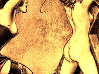 Vintage Erotic Drawings Showcase Classic Art Style
