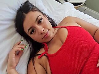 Big Booty Latina Step Sis Catches Me Masturbating - Danny Dirt