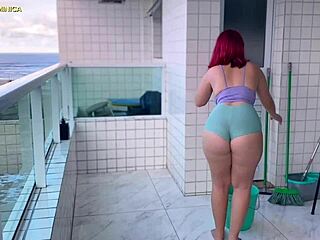 I hired this naughty employee who came in mini shorts to drive me wild