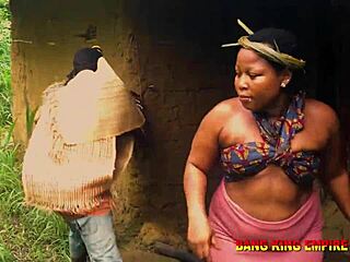 Stepmother Shows Naked Body, Gets Juicy Pussy Deeply Fucked After Bush Hunting