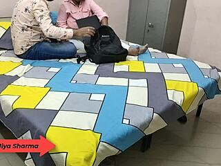 Jiya sharma gets fucked hard by boyfriend in dorm