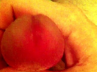 Man Wanks His Cock in the Toilet