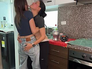 My sexy neighbor loves me joining her for coffee and fingering!