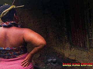 Stepmother Shows Naked Body, Gets Juicy Pussy Deeply Fucked After Bush Hunting