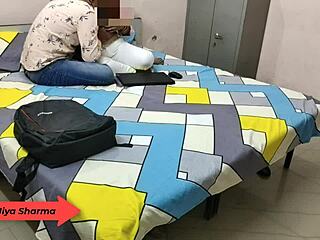 Jiya sharma gets fucked hard by boyfriend in dorm