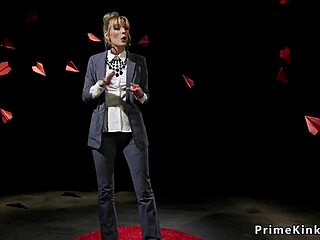 Blonde Domme Anal Pounds Black Male Slave Hard! 😈