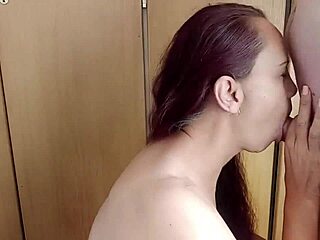 Cum slut whore wife loves deepthroat and cum in mouth